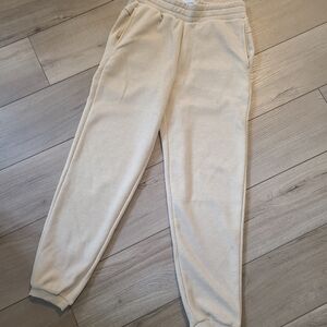 Size Small beige sweatpants